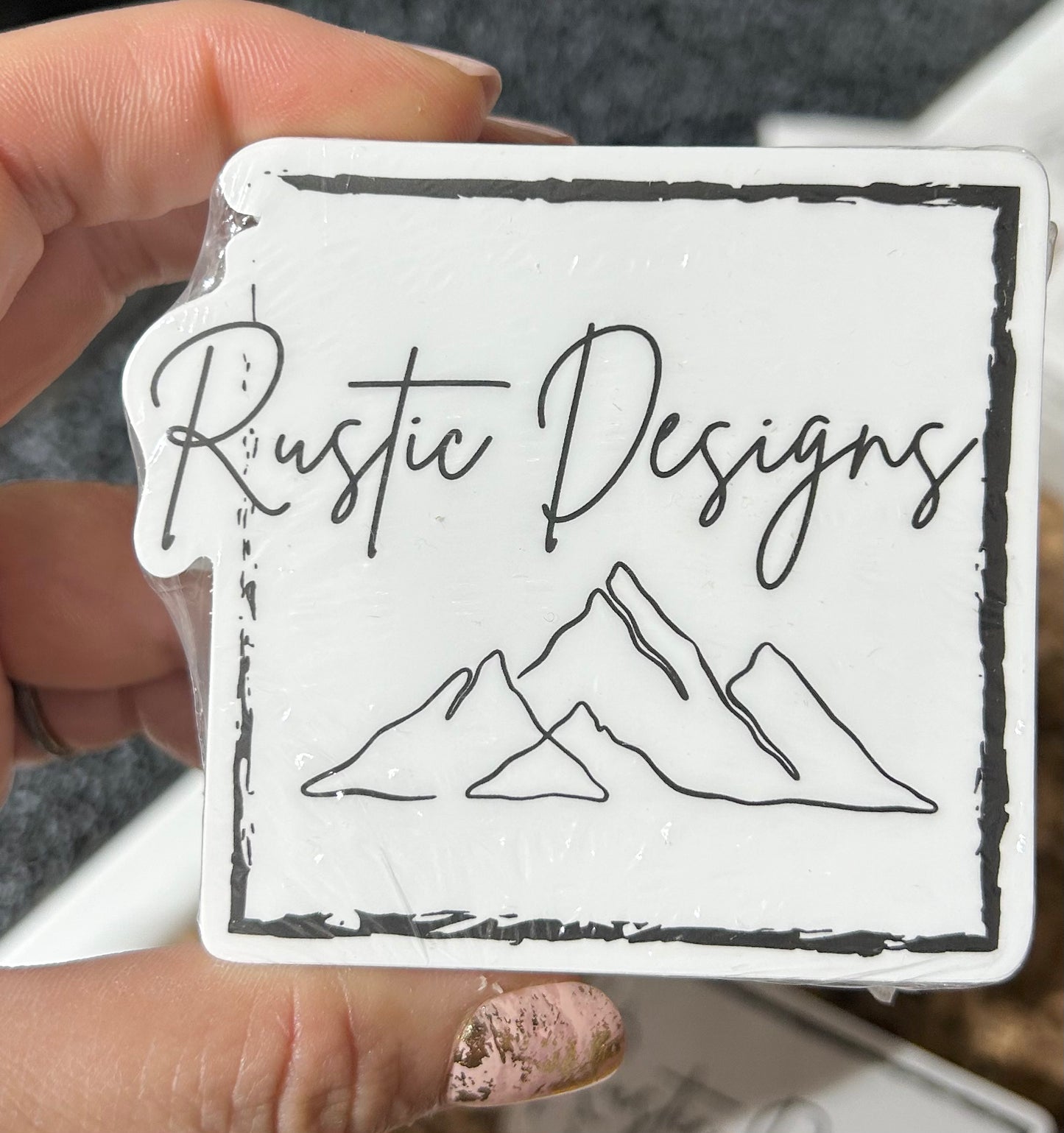 Rustic Designs Sticker